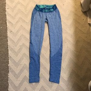 Gymshark flex Leggings Blue Marl XS